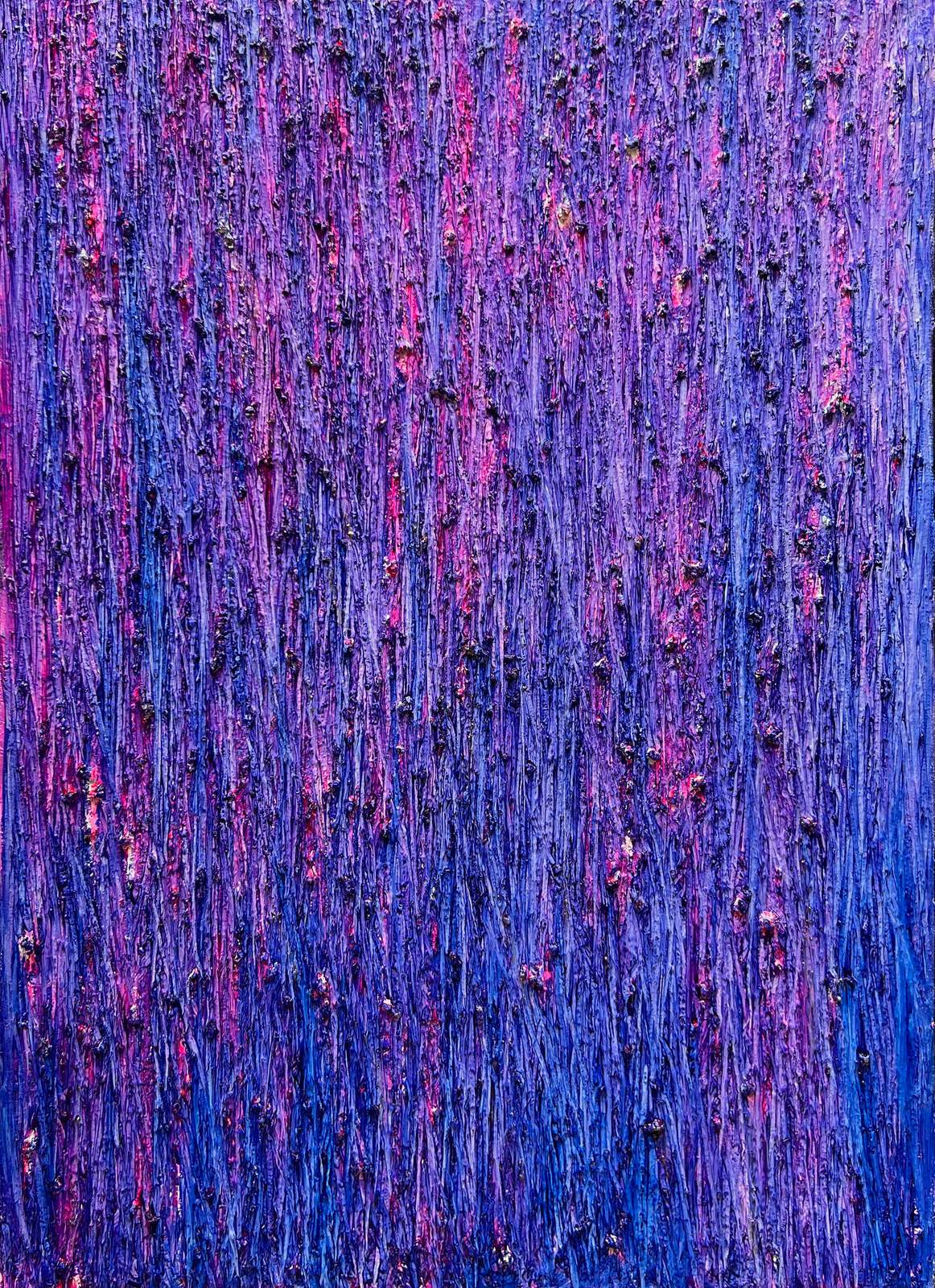 Lara Julian, Astral Night, 2025–2026, oil on canvas, 110 × 80 cm