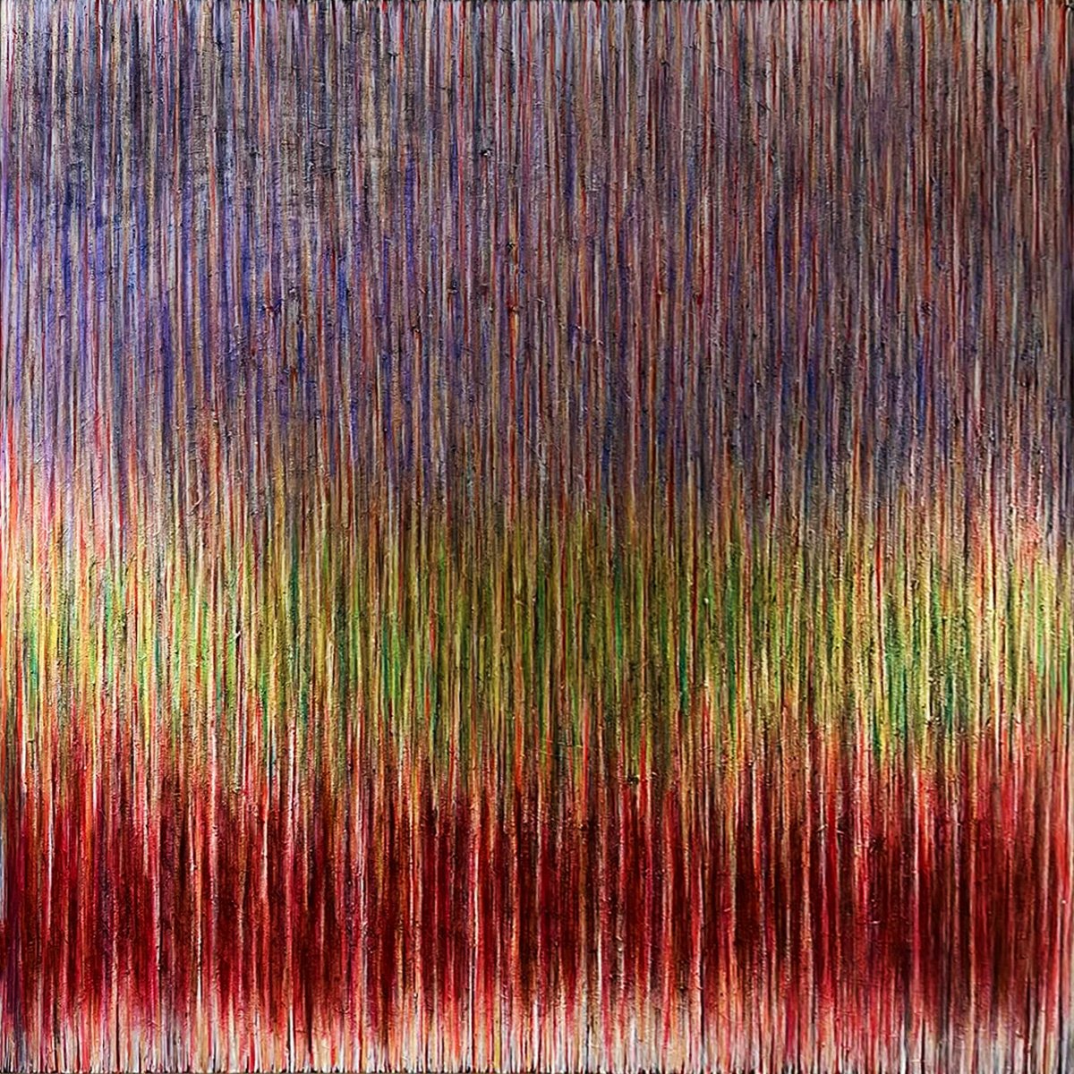Lara Julian, Axis Mundi, 2025–2026, oil on canvas, 200 × 180 cm