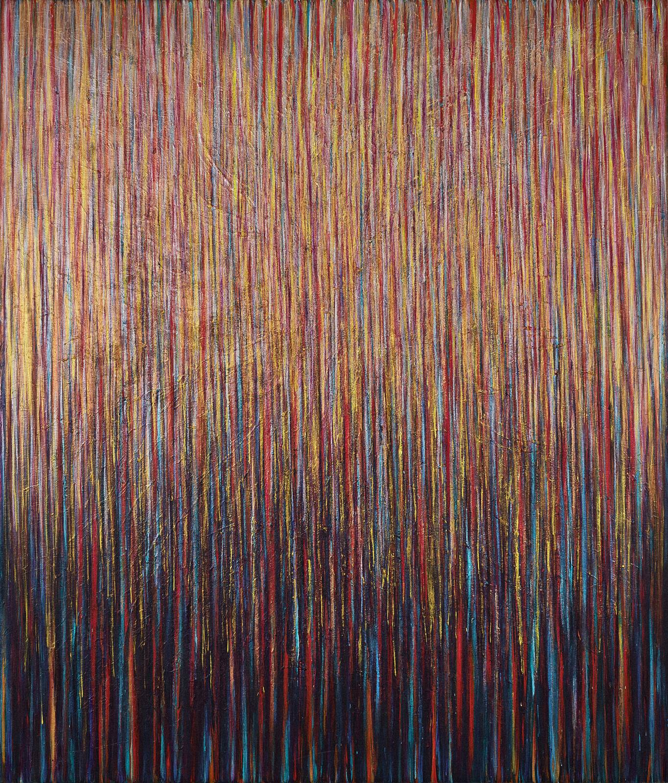 Lara Julian, Empires Entwined, 2024, acrylic on canvas, 210 × 200 cm