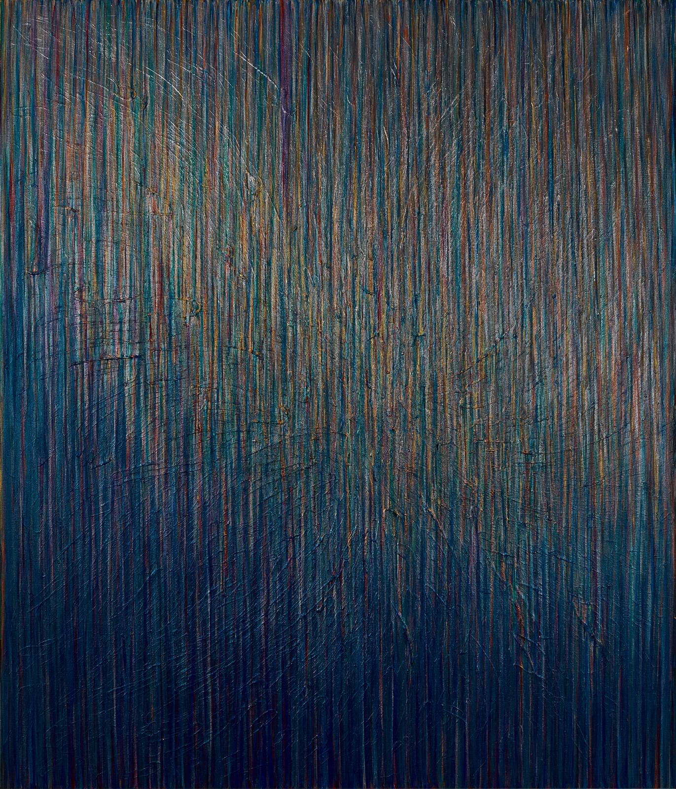 Lara Julian, Icarus’ Fall, 2025, acrylic on canvas, 210 × 200 cm