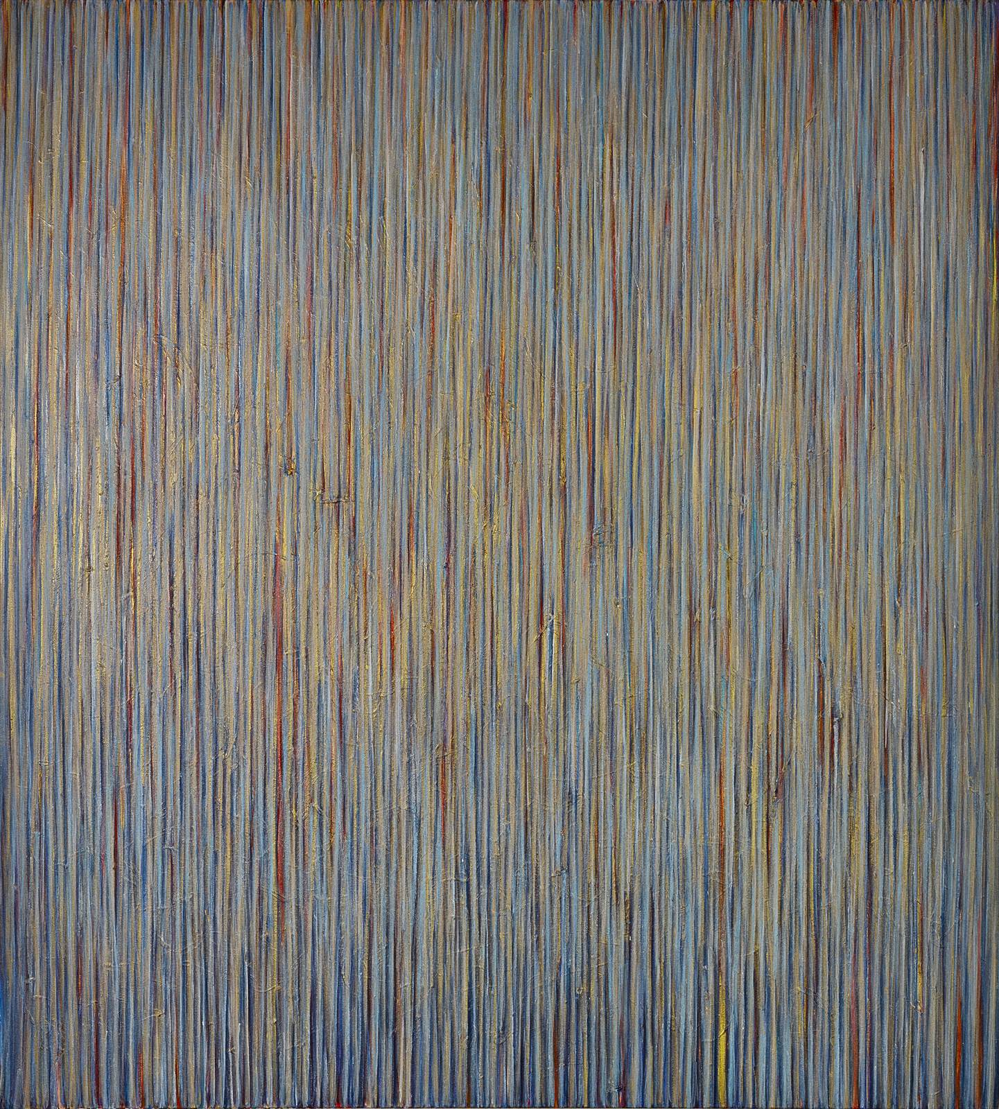 Lara Julian, Lotus Ascendant, 2025, acrylic on canvas, 200 × 180 cm